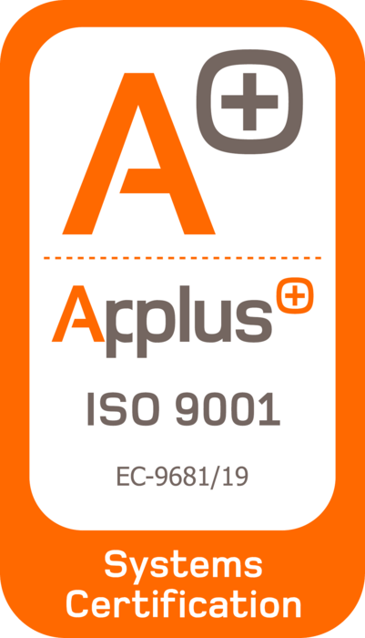 Certificado ISO 9001 · Applus+ · EC-9681/19